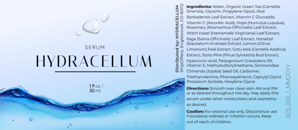 Hydracellum Supplement Facts